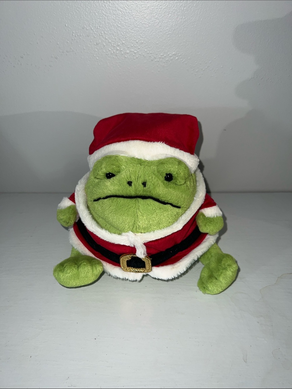 Jellycat Santa Ricky rain frog (retired)